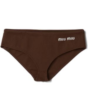 Miu Miu Badeanzug, Damen, Größe - Braun