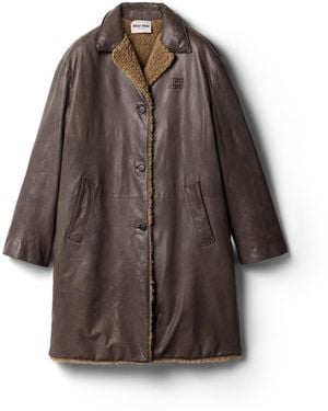 Miu Miu Cappotto - Marrone