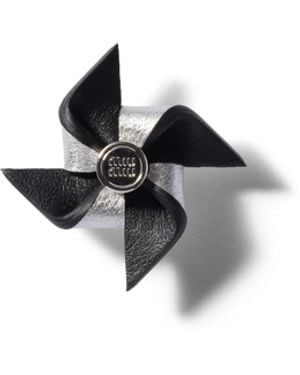 Miu Miu Spilla Girandola - Nero