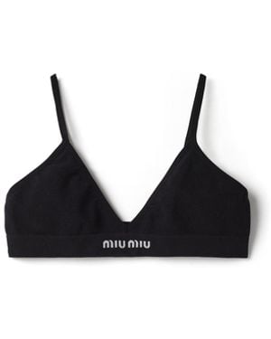 Miu Miu Nahtloser Bh, Damen, Größe - Schwarz