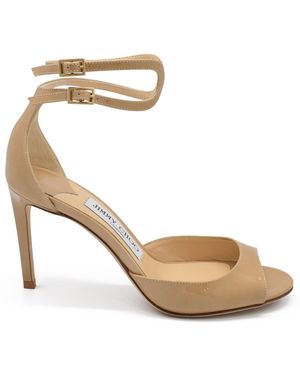Jimmy Choo Lane 85 Sandals - Metallic