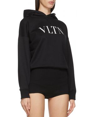 Valentino Garavani Hooded Bodysuit - Black