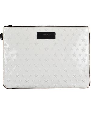 Jimmy Choo Derek clutch - Weiß