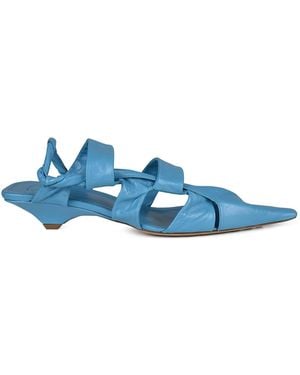 Bottega Veneta Sandali BV Point - Blu