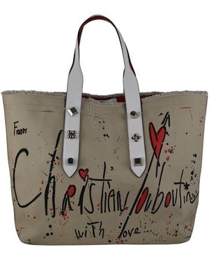 Christian Louboutin Sac cabas Frangibus - Marron