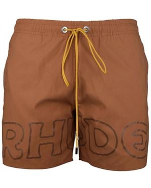 Rhude Badeshorts - Braun