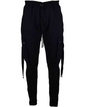 Amiri Utility Cargo Trousers With Drawstring Waist - Blue