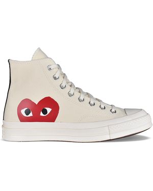 Comme des Garçons Hohe Sneakers Chuck Taylor - Pink
