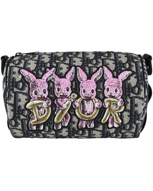 Dior Roller Bag With Shoulder Strap - Blue