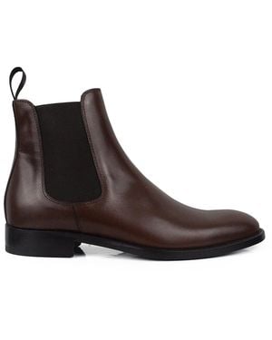 ALBERTO Leather Boots - Brown