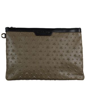 Jimmy Choo Derek Clutch - Braun