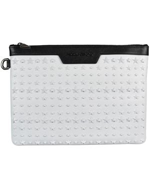 Jimmy Choo Derek Clutch Bag - White