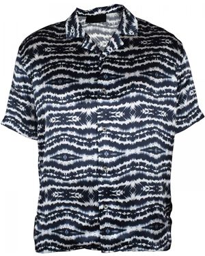 Philipp Plein Tie Dye Ss Shirt - Black