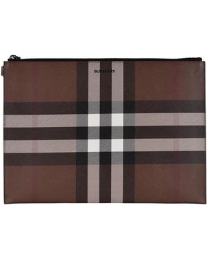 Burberry Clutch Bag - Brown