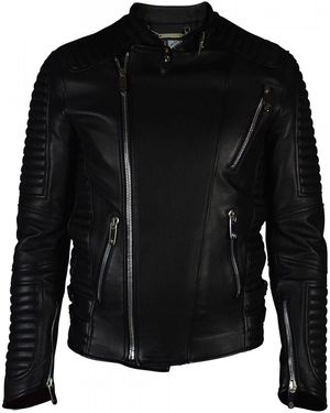 Philipp Plein Chaqueta biker - Negro