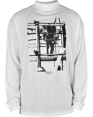 Off-White c/o Virgil Abloh Camiseta de manga larga - Gris