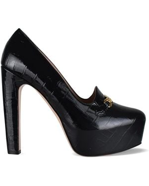 Tom Ford Leather Heeled Shoes - Black