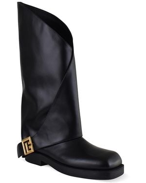 Balmain Bottes plates « Twist » - Noir