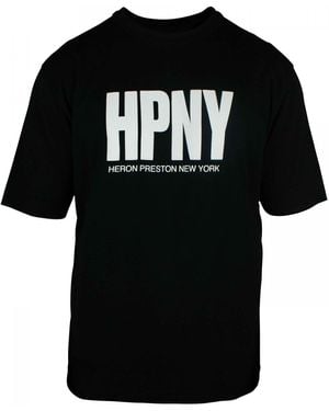 Heron Preston HPNY Cotton Logo T-Shirt - Black