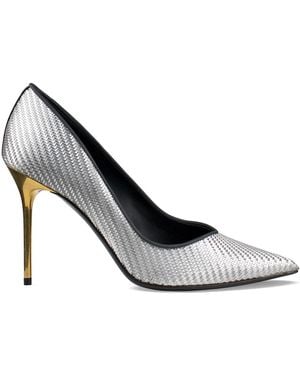 Balmain Court Shoes Ruby - Metallic