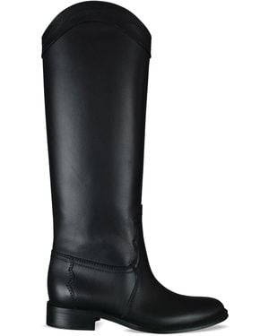 Saint Laurent Stiefel Kate - Schwarz