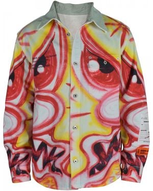 Heron Preston Multicoloured Denim Jacket