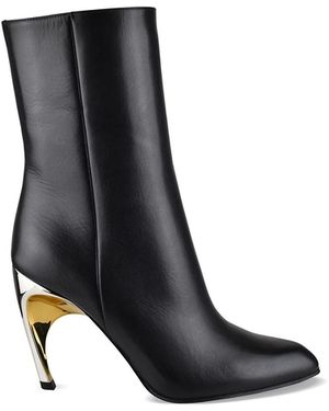 McQueen Armadillo Boots - Black
