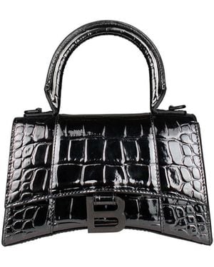 Balenciaga Hourglass Handbag - Black