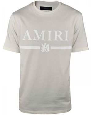 Amiri Round Collar T-Shirt - Grey