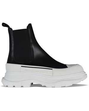 McQueen Tread Slick Boots - Black
