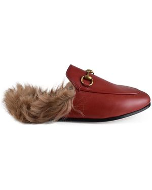Gucci Princetown Mules - Red