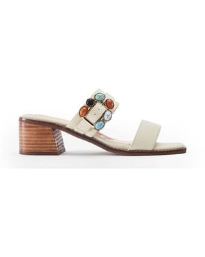 Moda In Pelle Mallorie Off Porvair - White