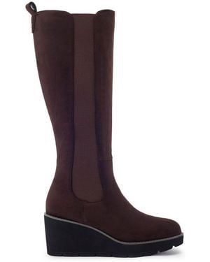 Moda In Pelle Rounia Dark Alcantara - Brown