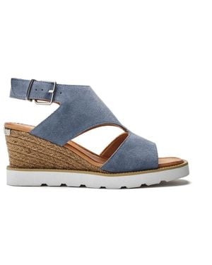 Moda In Pelle Mapel Light Suede - Blue