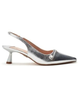 Moda In Pelle Godal Patent - Metallic