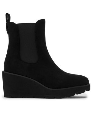 Moda In Pelle Allby Alcantara - Black