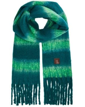 Moda In Pelle Zelenascarf Teal Textile - Green