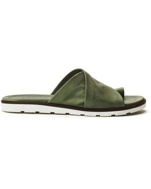 Shoon Sh Malmo Khaki Leather - Green