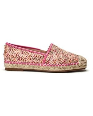 Moda In Pelle Helio Raffia - Pink