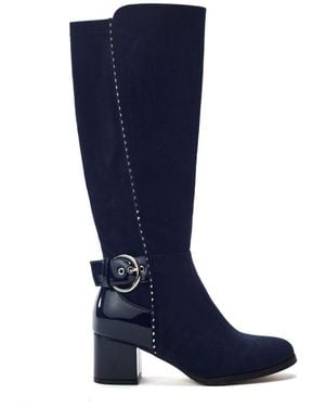 Moda In Pelle Sameena Alcantara - Blue