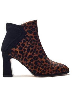 Moda In Pelle Piarra Leopard Print Pony - Blue