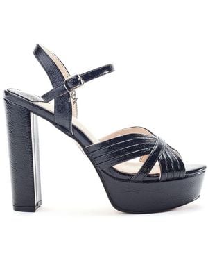 Moda In Pelle Mardonia Patent - Blue
