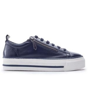 Moda In Pelle Flissie Leather - Blue