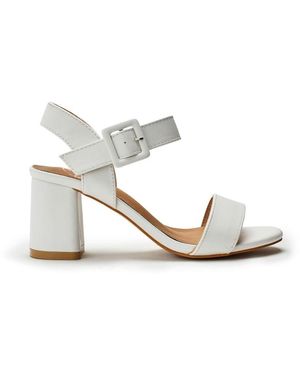b.soleful Sevina Porvair - White