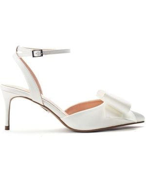 Moda In Pelle Nahara Off Satin - White
