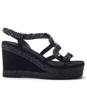 Moda In Pelle Naap Metallic Leather - Blue