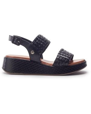 Moda In Pelle Kaccia Leather - Blue
