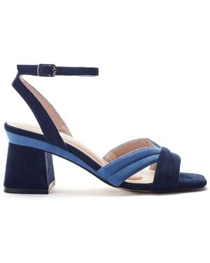 Moda In Pelle Madelia Alcantara - Blue