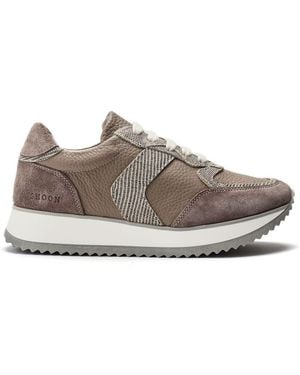 Shoon Sh Eager Taupe Leather - Grey
