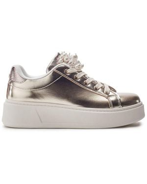 Moda In Pelle Bonnee-Metallic Metallic - Grey